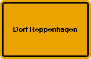 Grundbuchauszug Dorf Reppenhagen